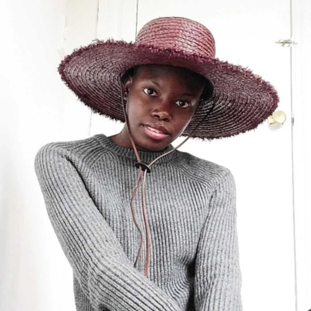 Frye Raffia Straw Brown Hat - Picture 7 of 7